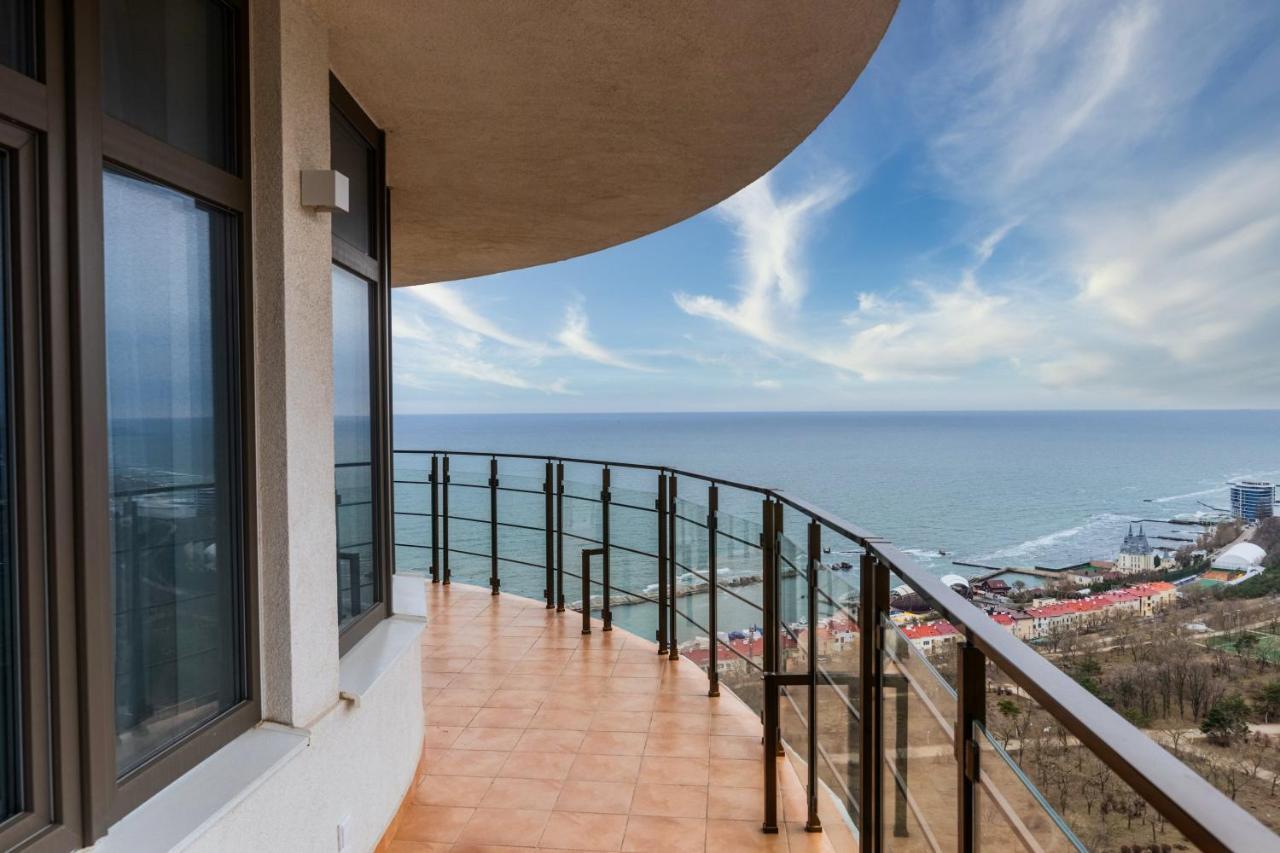 אודסה 44 Pearl 1-Bedroom Panoramic Sea View Apartment מראה חיצוני תמונה