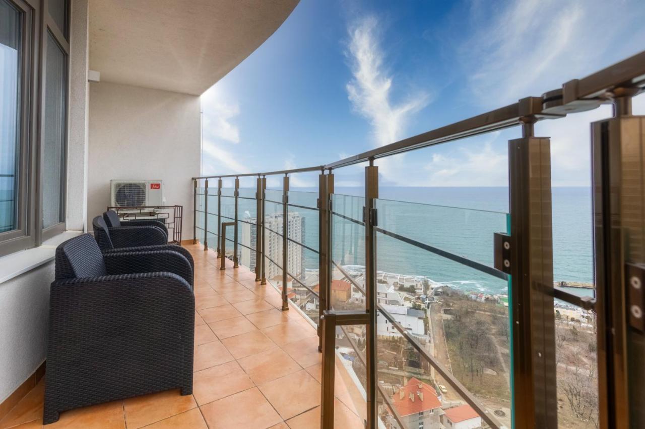 אודסה 44 Pearl 1-Bedroom Panoramic Sea View Apartment מראה חיצוני תמונה