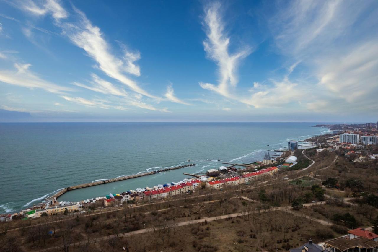 אודסה 44 Pearl 1-Bedroom Panoramic Sea View Apartment מראה חיצוני תמונה